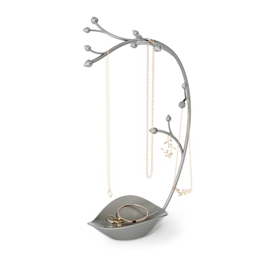 Umbra Gun Metal Orchid Jewelry Stand
